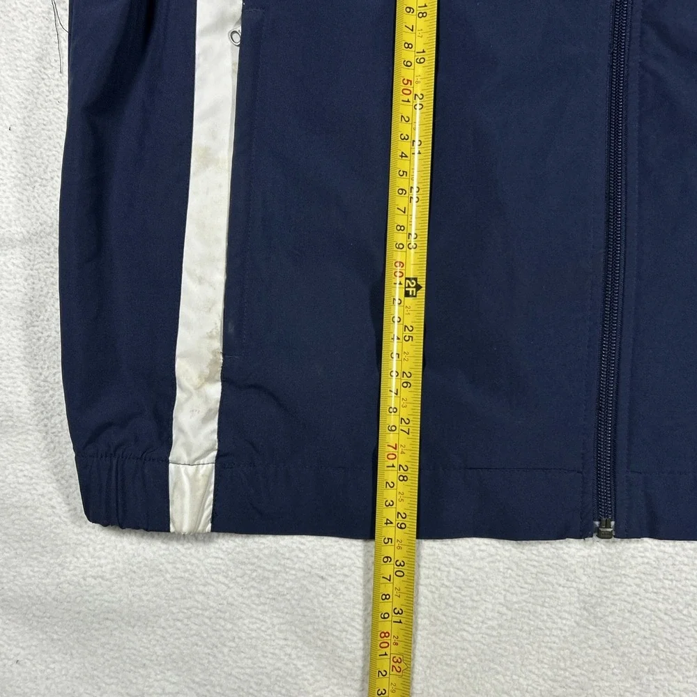 Vintage Nike Team Jacket Mens Large‎ Blue Windbreaker Swoosh Full Zip Up Y2K